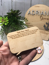 Load image into Gallery viewer, Birth Stat Round