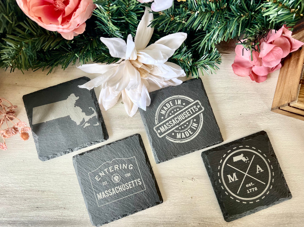 State Slate Coasters